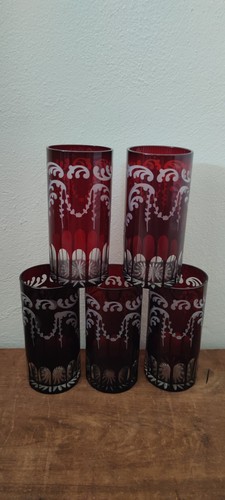Antique egermann bohemian ruby - antique,
