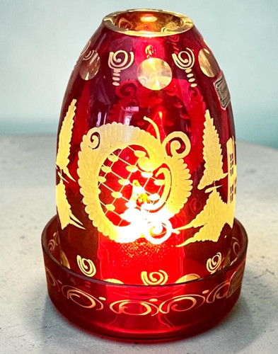 Egermann ruby red cut - ruby, to