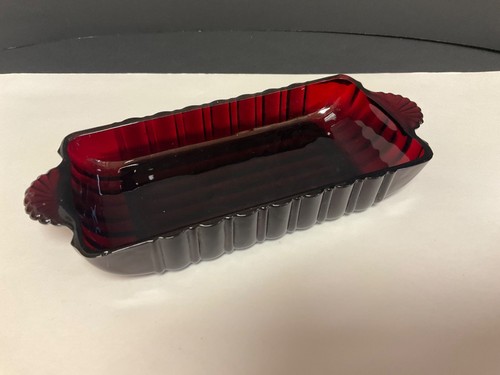 Vintage anchor hocking ruby - anchor,