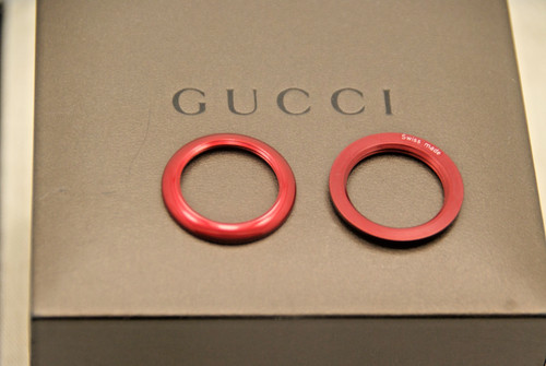 New gucci metal bezel - bezel, ruby
