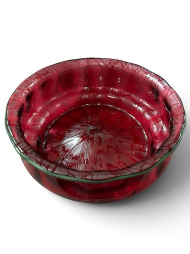 Antique glass bowl loetz - glass,
