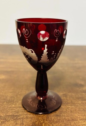 Vintage ruby red egermann - ruby,