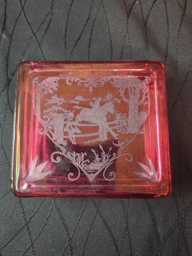 Vintage bohemian ruby red - ruby,