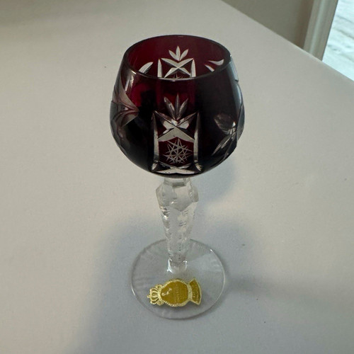 Vintage imperlux ruby red cut - ruby,