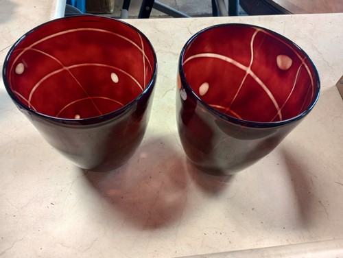 Vtg pier ruby red - ruby,