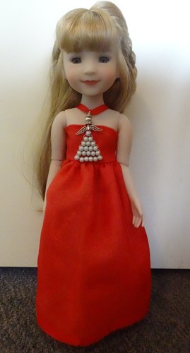 Xmas dress and - 'silver', shoes