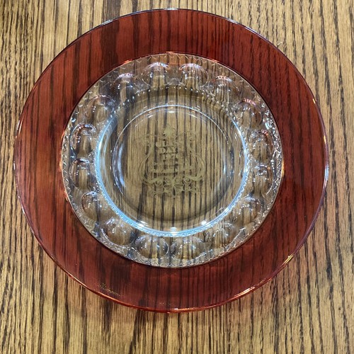 Kings crown thumbprint plate - crown,