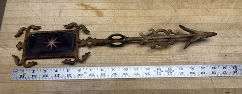 Antique cast iron lightning - cast,
