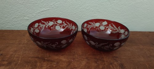 Antique egermann bohemian ruby - egermann,
