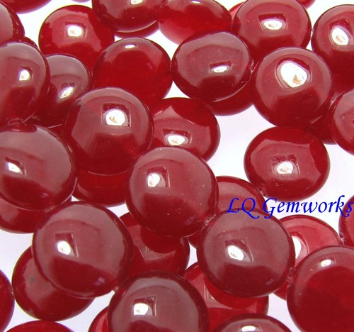 Strand ruby red jade - 15.5",